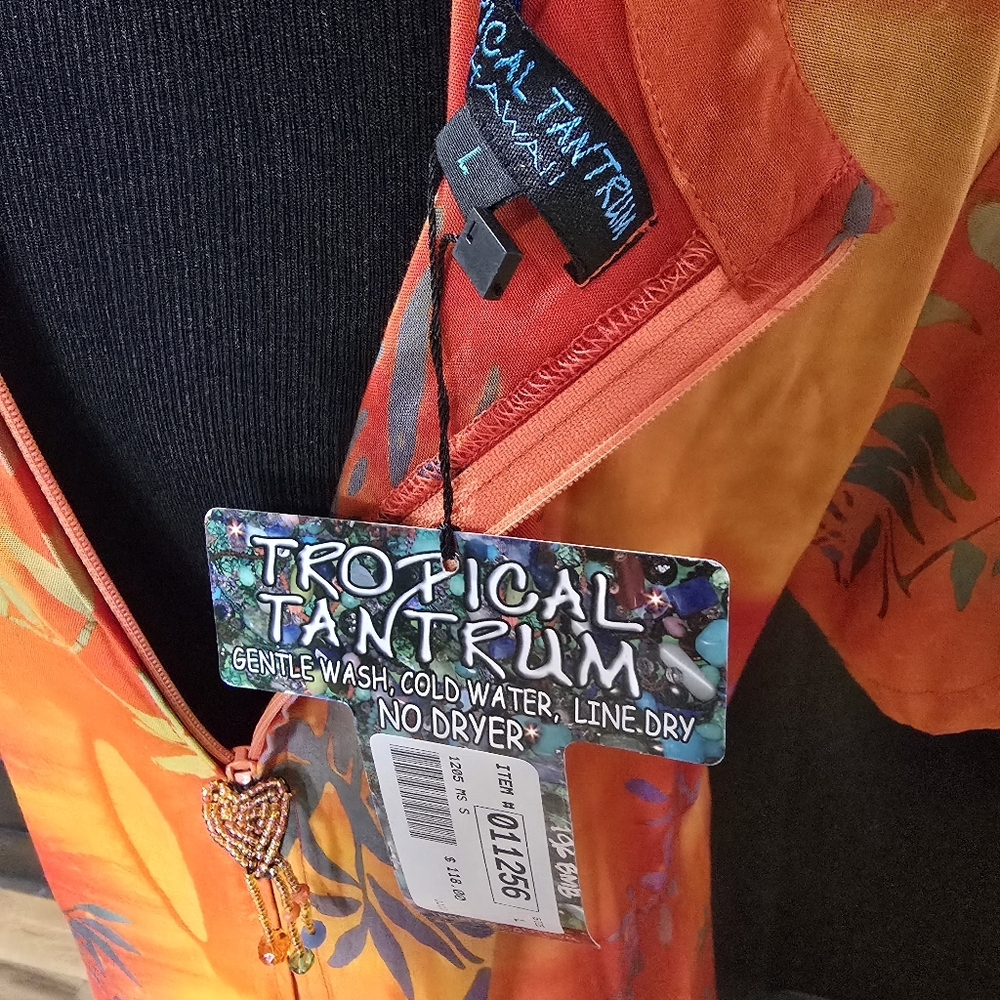 Vibrant Tropical Floral Dress - Picture 5 of 8